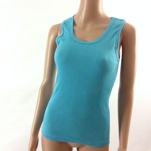 Isadora Paccini NY Women's Tank Top Blue Size M